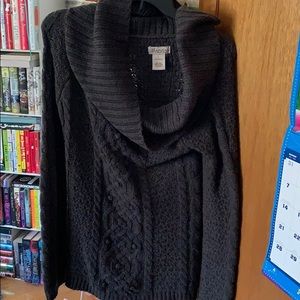 Scoop neck sweater